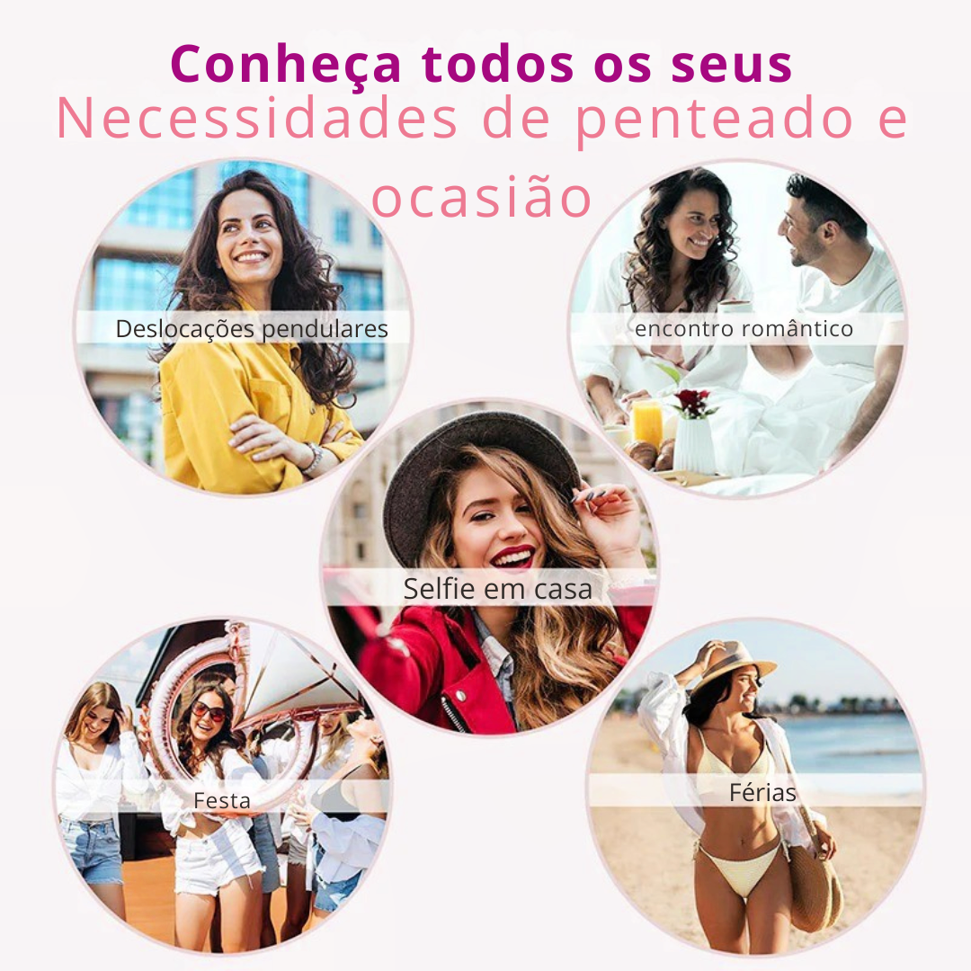 Ferro de frisar portátil