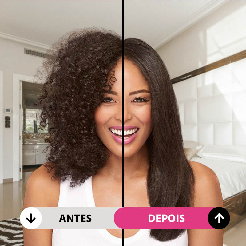 Pente Alisador de Cabelo 5 em 1 Sem Fio InfinityGlow