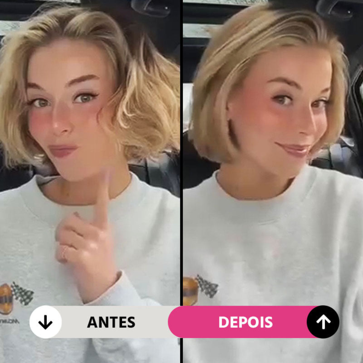 Pente Alisador de Cabelo 5 em 1 Sem Fio InfinityGlow