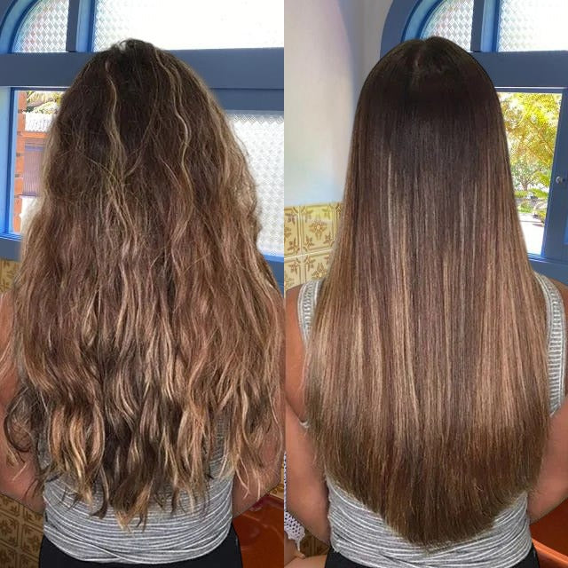 Pente Alisador de Cabelo 5 em 1 Sem Fio InfinityGlow