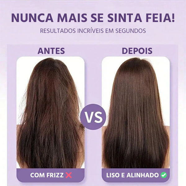 Pente Alisador de Cabelo 5 em 1 Sem Fio InfinityGlow