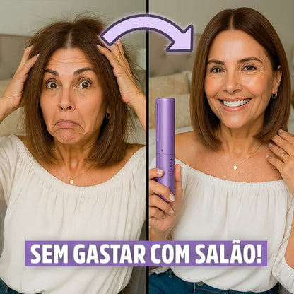 Pente Alisador de Cabelo 5 em 1 Sem Fio InfinityGlow